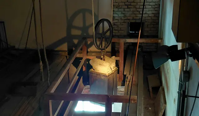 Heute geht's funktioniert das Spiel elektrisch.  | Foto: H.Bachinger