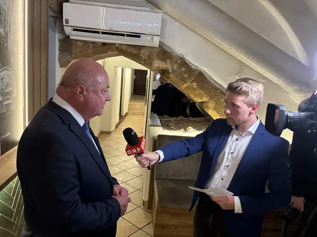 Interview-Zeit mit dem ORF. | Foto: ÖVP NÖ, Zezula