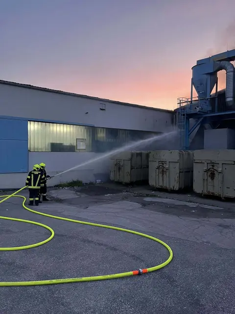Um 6.25 Uhr hieß es "Brand aus". | Foto: FF Hirm