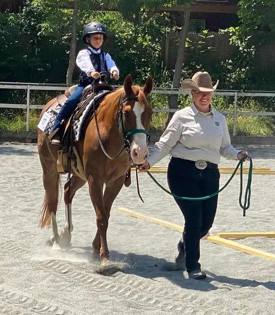 Cathy Zechner und Kathrin Paar starten in der Führungslasse | Foto: Claudia Gehring
