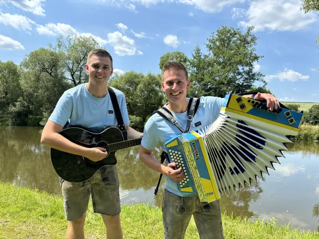 Peter (l.) ud Georg Lebinger sind "Die jungen Waldensteiner" | Foto: Daniel Schmidt