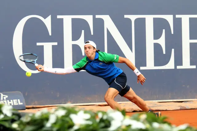 Der junge Franzose Arthur Cazaux schaffte es erstmals ins Finale eines ATP-Turniers | Foto: Habison
