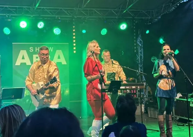 Die ABBA-Coverband sorgte für großartige Stimmung. | Foto: Stadtgemeinde Köflach