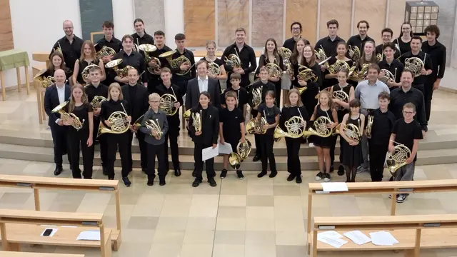 Virtuoses Abschlusskonzert der 35. Internationalen Horntage Telfs. | Foto: Großlercher