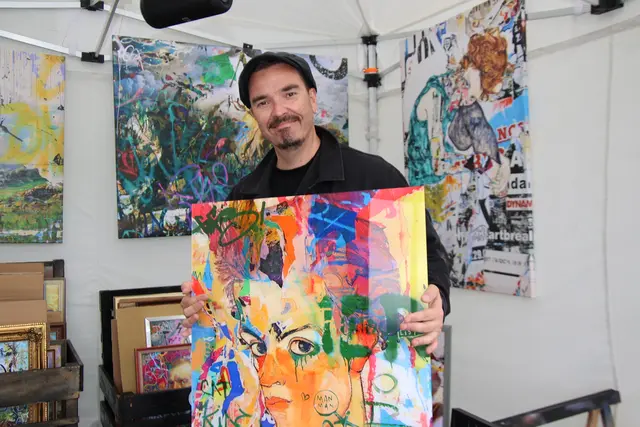 Günter Konrad verbindet Historisches mit moderner Kunst.