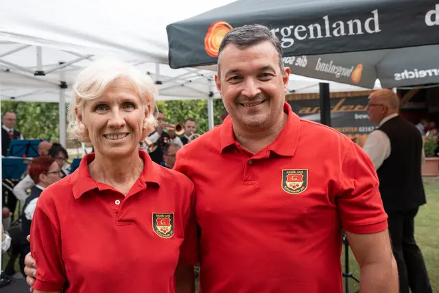 Obfrau Anita Steinwandter und Obmann Marco Valenza freuten sich über zahlreiche Gäste.