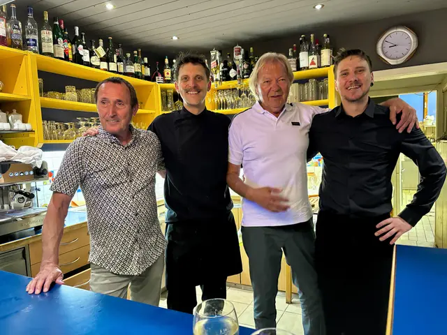 Die Bürgerstuben-Legenden und ihre Nachfolger: Kurt Picha, Benny Lucke, Stephan Müller und Bastian Lucke (v.l.n.r.) | Foto: Hassl