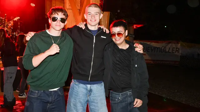 Mate, Alexander, und Fabian aus St. Johann am Walde | Foto: Dema/Fischer