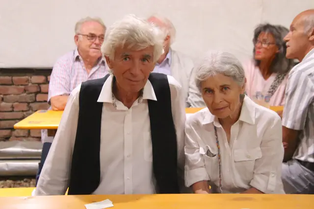 Ehrenkuruzzenwächter Nr. 14: Franz Glaser mit seiner Ehefrau Hermine. | Foto: Martin Wurglits