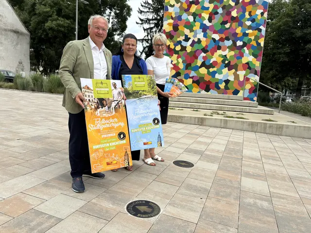 Bürgermeister Ober, Tourismusobfrau Sonja Skalnik und Andrea Meyer von der Stadtgemeinde Feldbach. | Foto: MeinBezirk