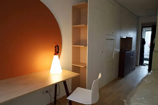 Ein Musterzimmer des Projektes Studentisches Wohnen Karmelitergasse. | Foto: M. Darmann
