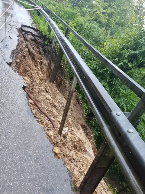Schwaminger Straße an der Stadtgrenze in Garsten. | Foto: Magistrat Steyr