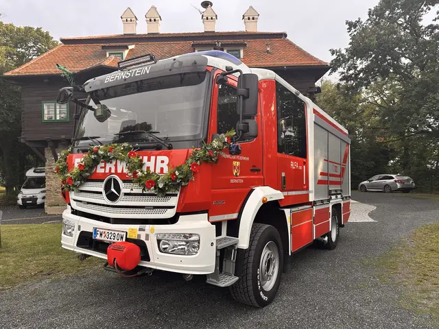 Das neue Rüstlöschfahrzeug  | Foto: Lisa Stöckl