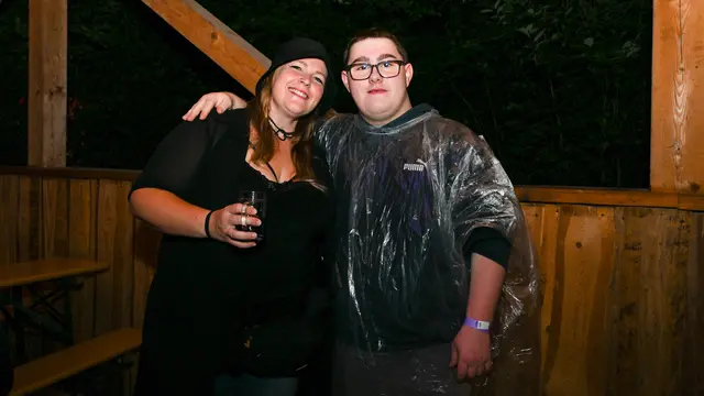 Ma und Lukas waren vom Wetter unbeeindruckt | Foto: Dema/Fischer