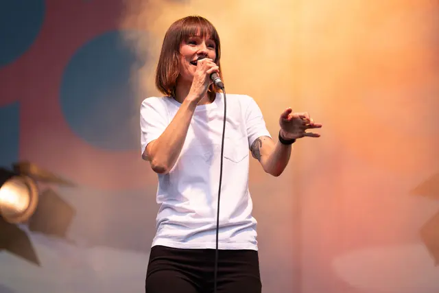 Am Donnerstag startete das Popfest am Karlsplatz. Mainact und Auftakt: Christina Stürmer. | Foto: Emanuel Ullmann