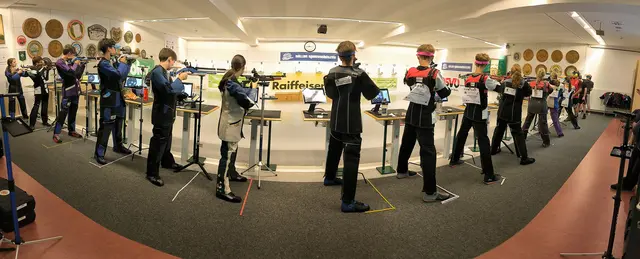 Trainingsarbeit für 22 Sportschützen und Sportschützinnen. | Foto: SG Söll