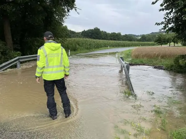Stark gefordert war auch die FF Weistrach, die gemeinsam mit der FF Goldberg Einsätze abarbeiten musste. | Foto: BFKDO/FF Weistrach