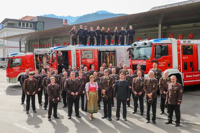 Die Freiwillige Feuerwehr Leoben-Göss feiert im heurigen Jahr ihr 150-jähriges Bestehen. Das Festwochenende geht am 30. und 31. August am Festgelände des VAZ Schladnitz über die Bühne. | Foto: FF Leoben-Göss