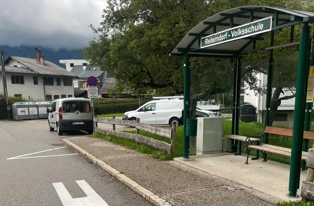 Aktueller Standort: Hubkoglstraße direkt neben der Volksschule Reiterndorf. Achtung: Hier sind nur 30 km/h erlaubt! | Foto: MeinBezirk/Gratzer