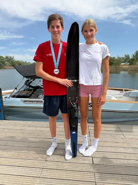 Paul Sassmann und Magdalena Pfaller. | Foto: WSC Tulln