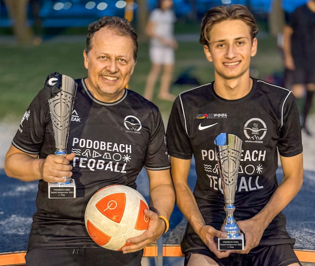 Das Vater-Sohn-Duo Roland und Alex Hamm holten sich auf Anhieb ihren ersten Titel.