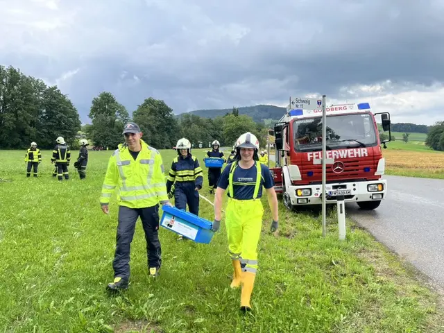 Stark gefordert war auch die FF Weistrach, die gemeinsam mit der FF Goldberg Einsätze abarbeiten musste. | Foto: BFKDO/FF Weistrach