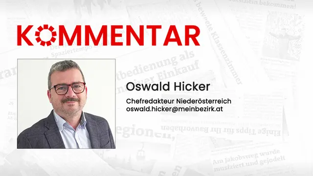 Oswald Hicker, Chefredakteur MeinBezirk NÖ | Foto: MeinBezirk