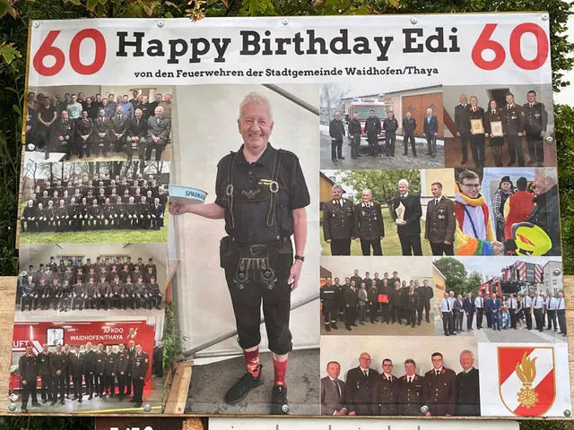 Plakat zum 60. Geburtstag
