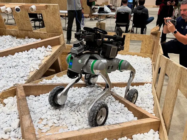 Der Roboter bewies seine Geländegängigkeit im Wettbewerb. | Foto: FH OÖ