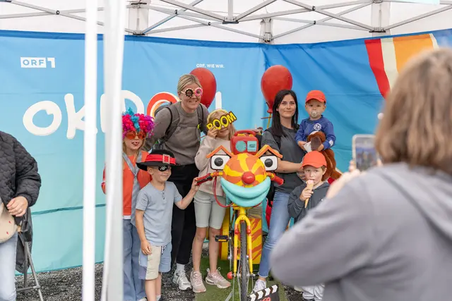Die Tom Turbo Fotoecke war eines der Highlights beim "OKI DOKI" Kinderfest. | Foto: Andreas Putz