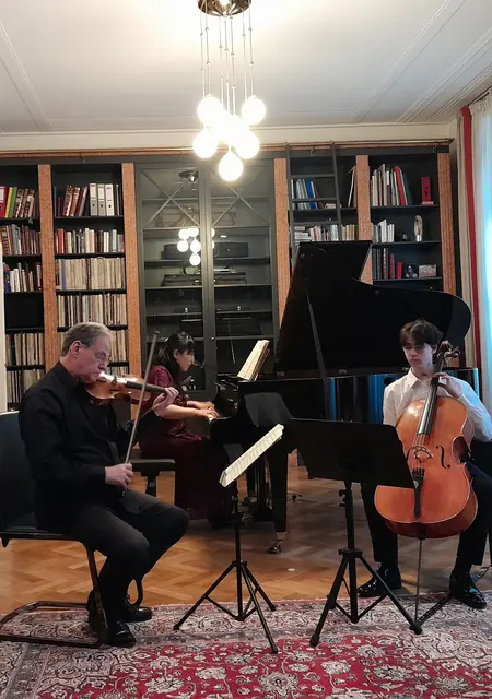 Das Trio Altenburger bei Proben | Foto: Privat