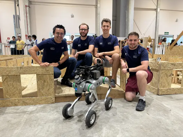 Das Siegerteam Dynamics: Raimund Edlinger, Benedikt Mayrhofer, Markus Ertl und David Oberngruber. | Foto: FH OÖ