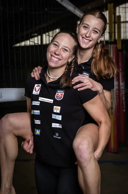 Ronja und Dorina Klinger (v.l.) fahren in Top-Form zur Beachvolleyball-EM. | Foto: Klinger