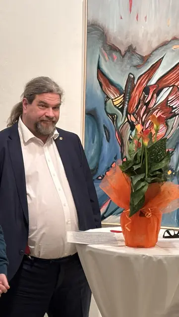 Klaus Bergmaier ist der Obmann des Vereins Galerie Kultur Mitte Krems. | Foto: sg
