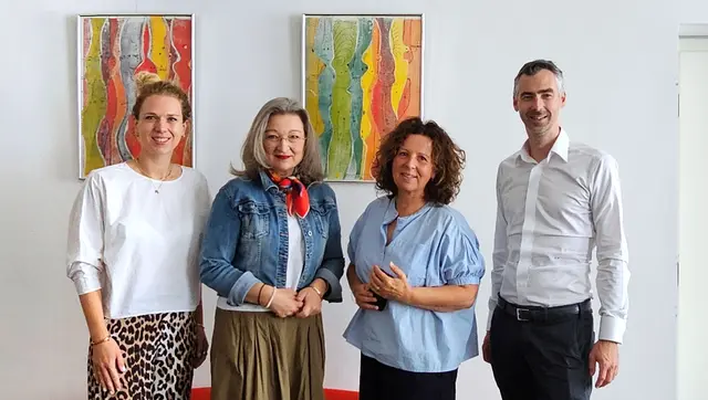 Von links: Johanna Jachs, Gertraud Auinger-Oberzaucher, Christa Kreindl, Christoph Pramhofer. | Foto: Stephanie Winkler