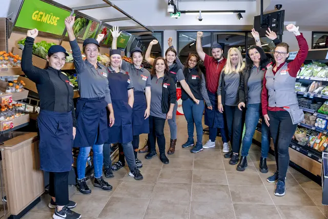 Das Team des Spar-Gründermarktes in Kufstein. | Foto: Spar