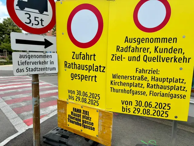 Der Grund für die neuen Maßnahmen sind Bauarbeiten, die die Firma Leyrer+Graf im Auftrag der A1 Telekom Austria AG für die Anbindung des neuen Ärztehauses im Stadtgraben durchführt. | Foto: Markus Kahrer