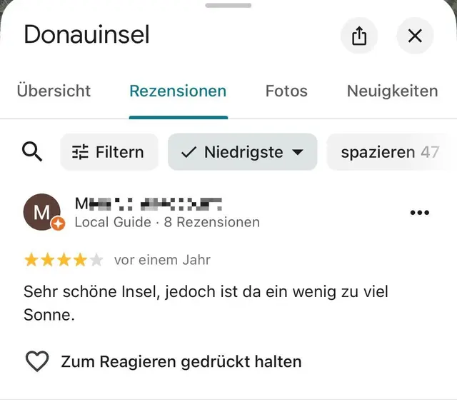 Einschmieren nicht vergessen! | Foto: Screenshot Google Maps