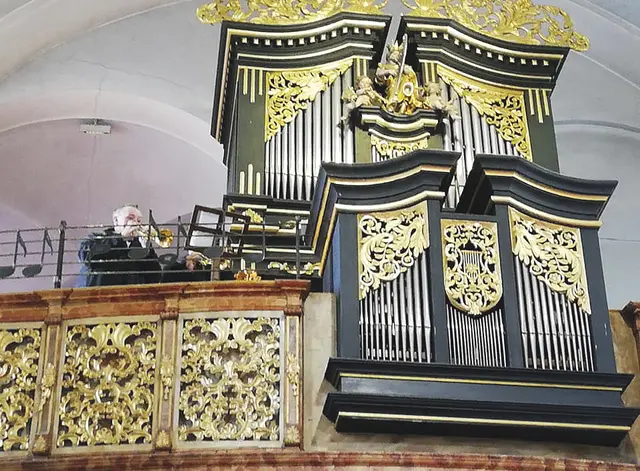 Die Orgel ist ein wahres Schmuckstück: Klangkörper von 1975, Gehäuse von 1752 – also historisch und auditiv ein echtes Juwel. | Foto: Pfarre Bad Wimsbach-Neydharting