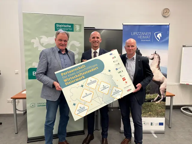 Die Standortagenda wurde von Erwin Dirnberger, Willibald Ehrenhöfer und Werner Jost präsentiert. | Foto: Almer