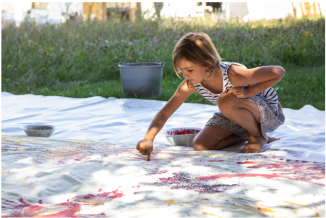 Spielerisch werden Kinder beim "empaua Kids Awareness Camp" an das Thema Klimaschutz herangeführt. | Foto: Sabine Hoffmann