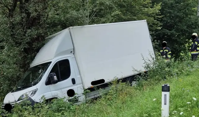 Das betroffene Fahrzeug. | Foto: Freiwillige Feuerwehr Grades