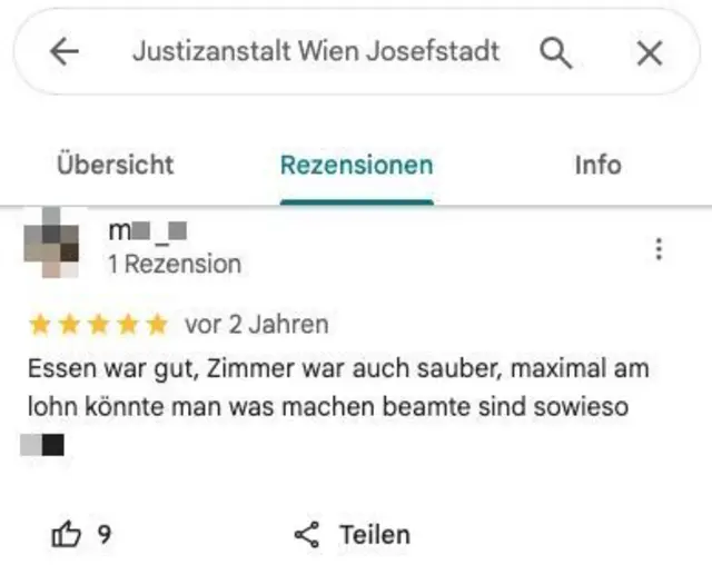 Fehlt nur noch Zimmer mit Meerblick! | Foto: Screenshot Google Maps