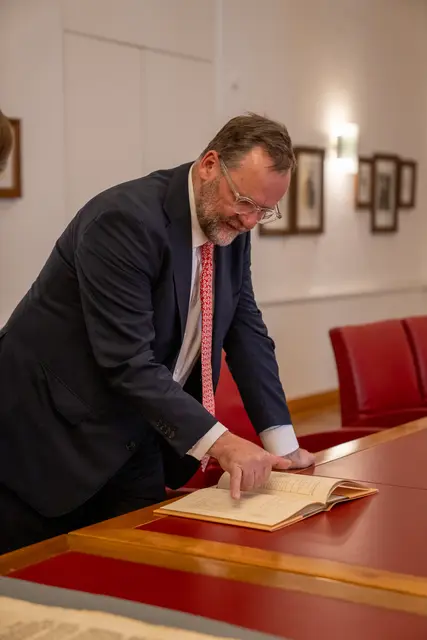 Als Unternehmer sei es ihm besonders wichtig, die steuerliche Belastung zu reduzieren. "Ich gehe nach wie vor davon aus, dass wir am Ende der Legislaturperiode eine steuerliche Entlastung bringen können." | Foto: Gilian Scharf