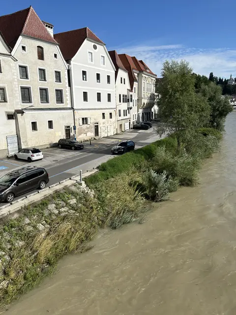 Der Ennskai ist wieder frei zugänglich. | Foto: Magistrat Steyr-Presse
