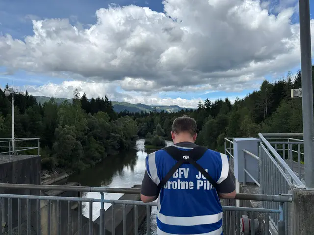 Eine Drohne kam zum Einsatz. | Foto: BFV Judenburg, Knittelfeld