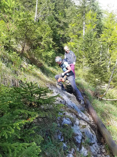 Die Steige von Oberscheffau auf den Knallstein (2.234m) bis zum Happischhaus und vom Pass Lueg zum Niedertörl sind wieder in bestem Zustand. | Foto: Naturfreunde Salzburg