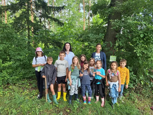 Mitten im Grünen: Lernen unter freiem Himmel – Englisch einmal anders. | Foto: Petra Palutka/Rebecca Murray
