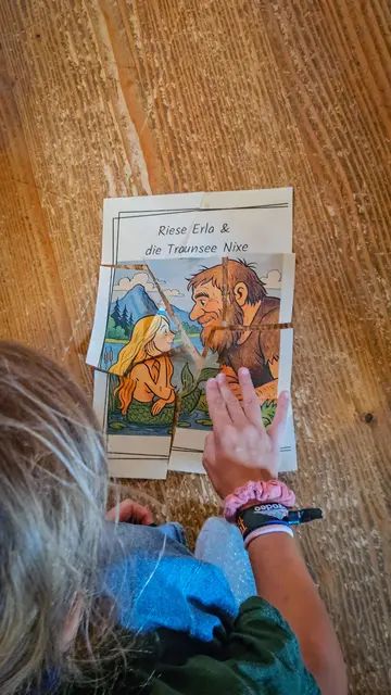 Sagenhaft: Auch der Riese Erla und die Traunsee Nixe waren Teil des Pfandfinder-Abenteuers. | Foto: Pfadfinder Bad Ischl