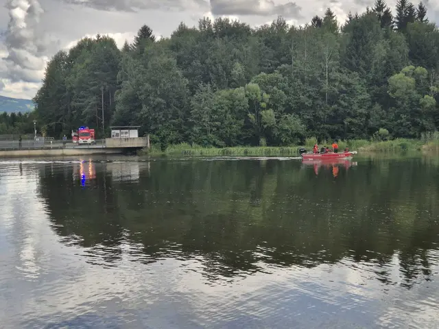 Gesucht wurde im Bereich des Kraftwerks Fisching. | Foto: BFV Judenburg, Knittelfeld
